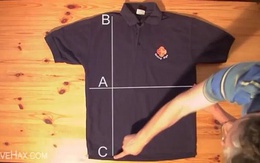 Cách gấp áo cực nhanh trong 2s